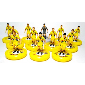 Subbuteo Andrew Table Soccer Romania 1994 World Cup Team on WSB Professional bases